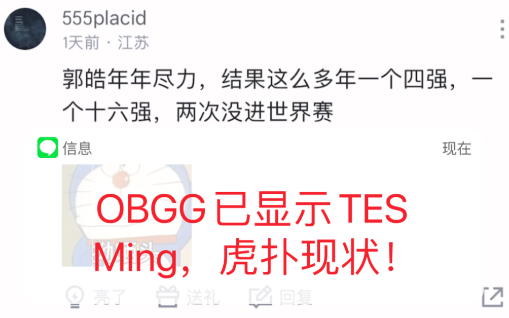 Ming在TES比赛中爆冷，败北引发热议！的简单介绍
